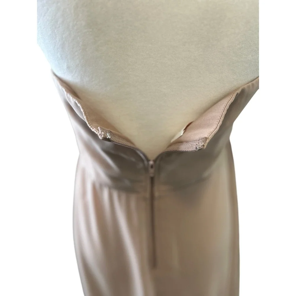 Birdy Grey Chris Prom Bridesmaid Evening Formal Dress in Taupe XL NEW - Picture 6 of 10